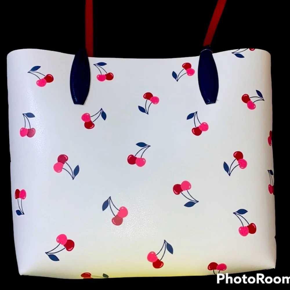 New Kate Spade bing large reversible cherry tote - Picture 10 of 16